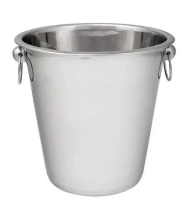 4 Qt. Smooth Stainless Steel Wine/Champagne Bucket