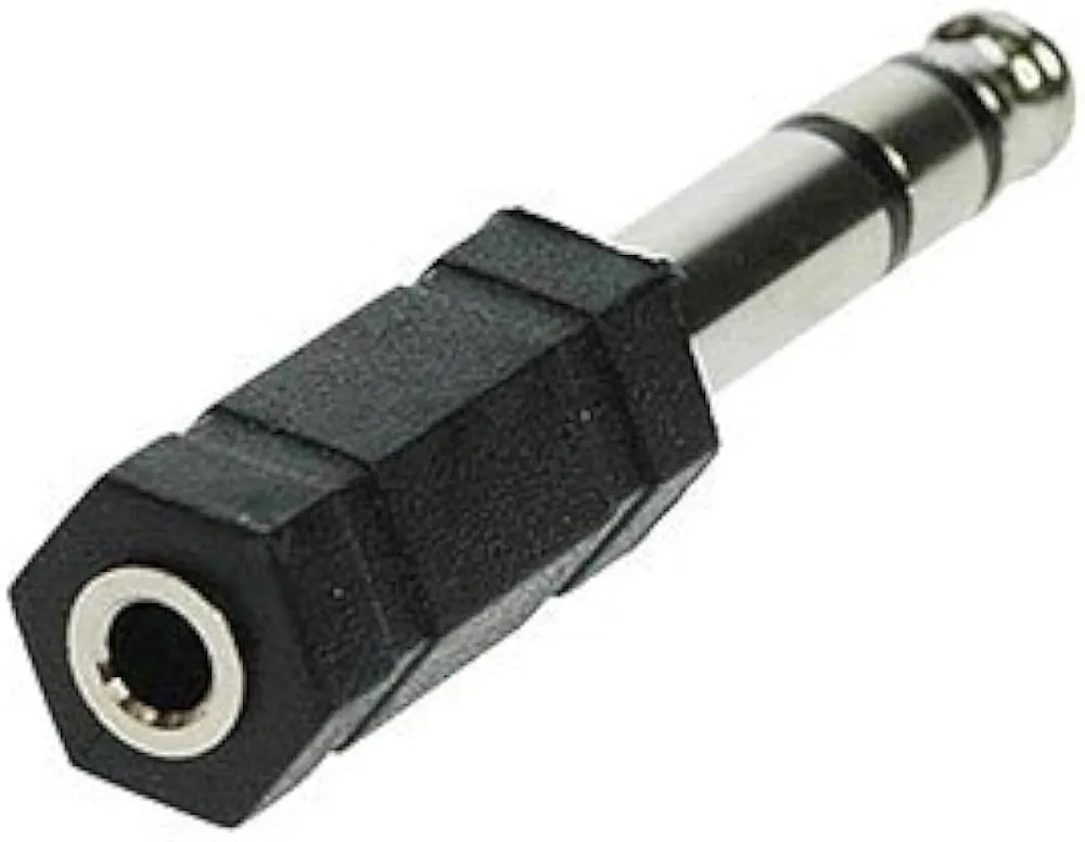 ﹞ᴰᴵᴬ﹝ Audio Adapter Jack 6.3 M - Jack 3.5 F