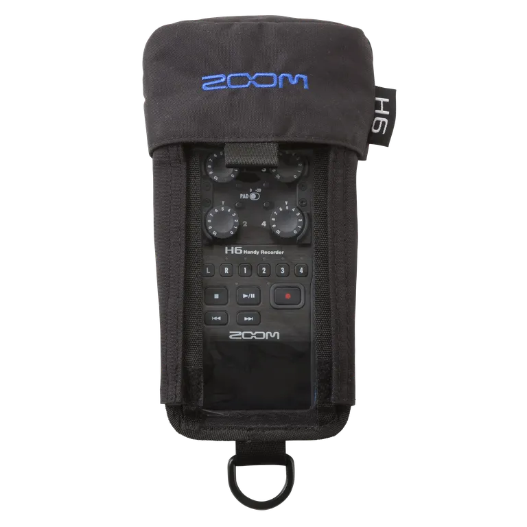 Zoom H6 with case