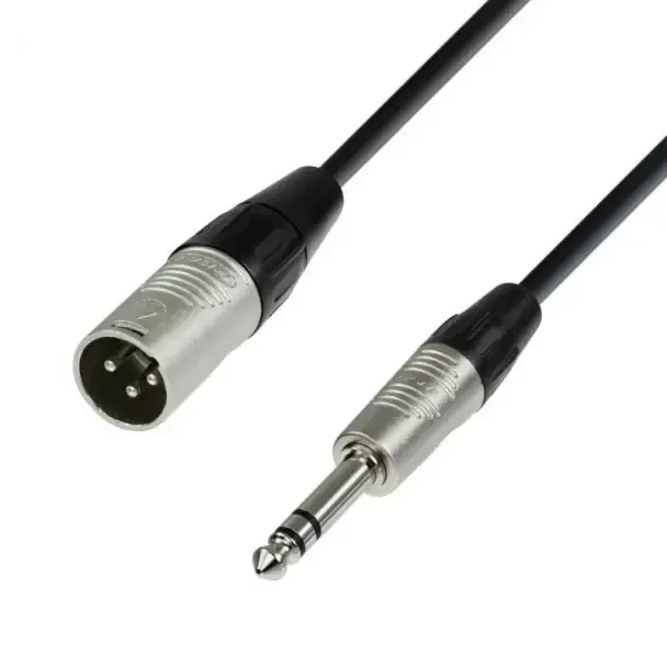 ﹞ᴰᴵᴬ﹝ XLR M - Jack 6.3 M Cable, 0.9M - Stereo