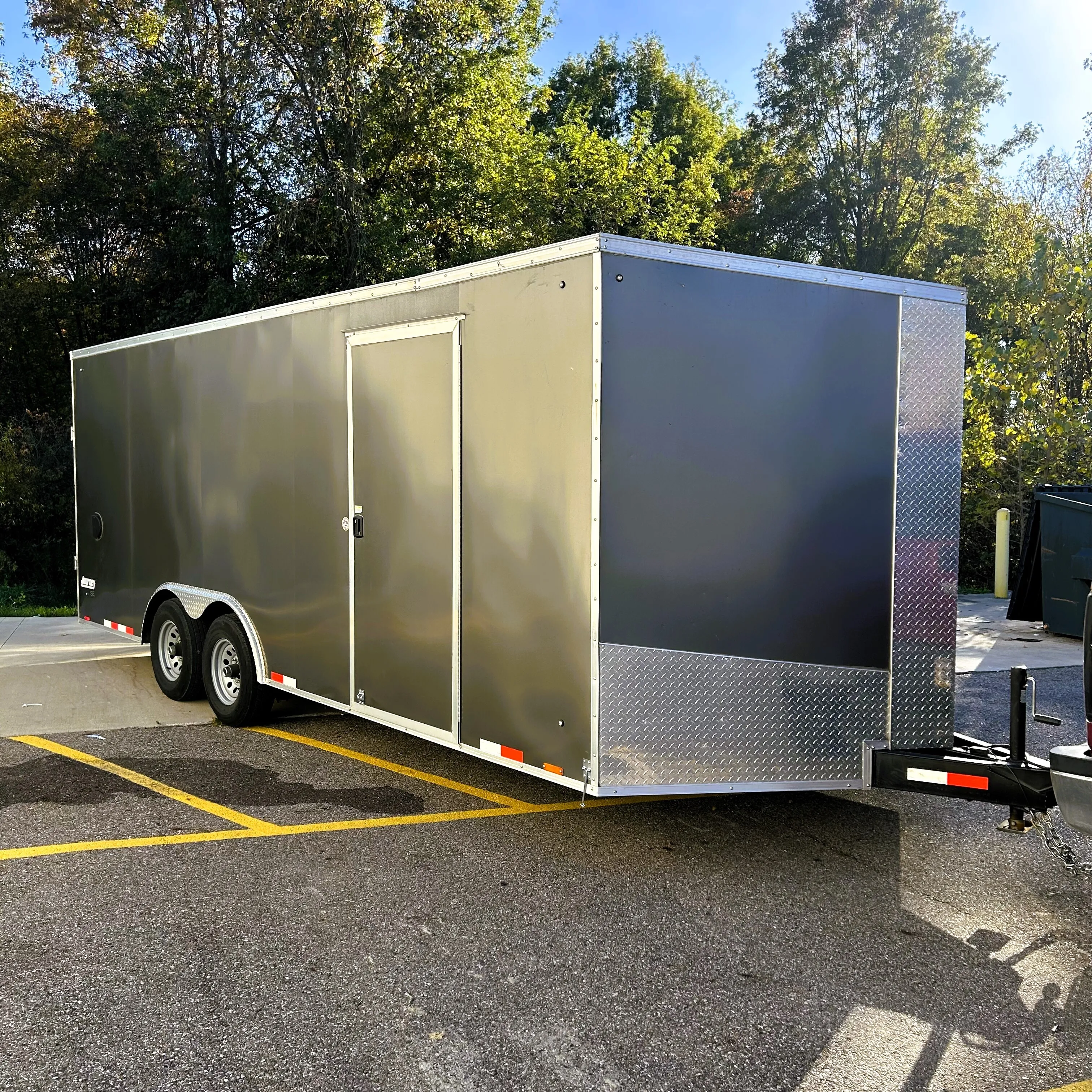 20' Luxury Cargo/Car Hauler | Winch Inside