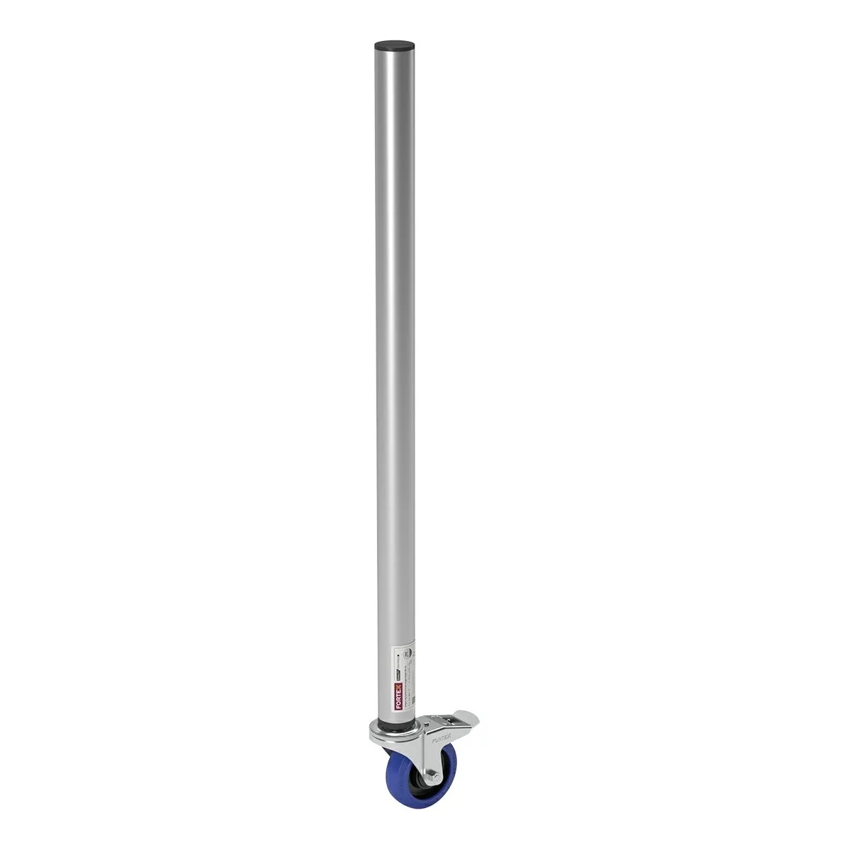Verhuur: Fortex podium poot met zwenkwiel 100cm