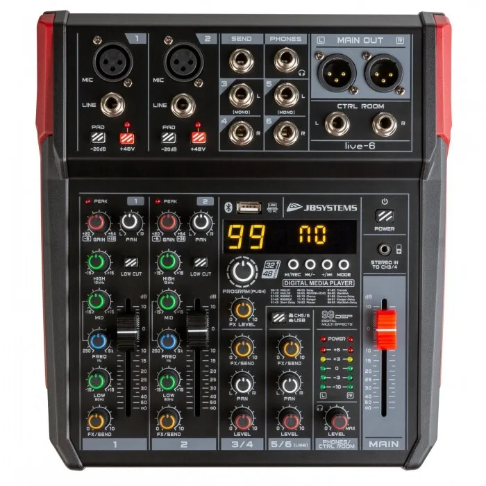 Verhuur: Audiophony Live 6 mengpaneel