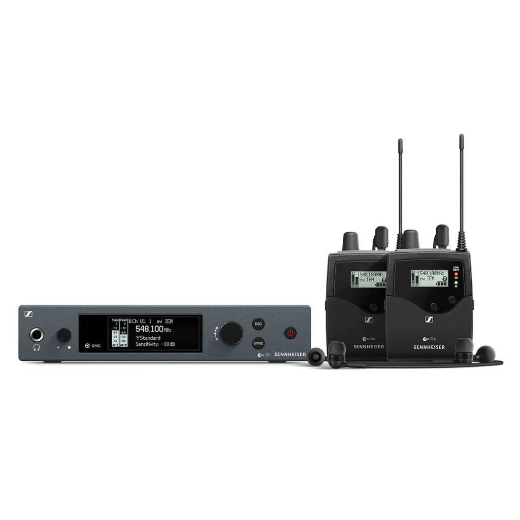 Verhuur: Sennheiser dubbele in ear set