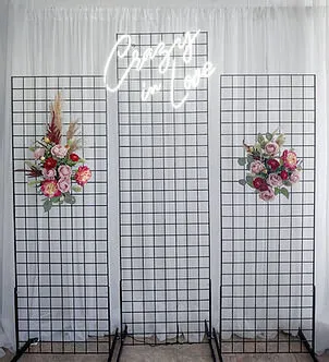 Black Grid Panels
