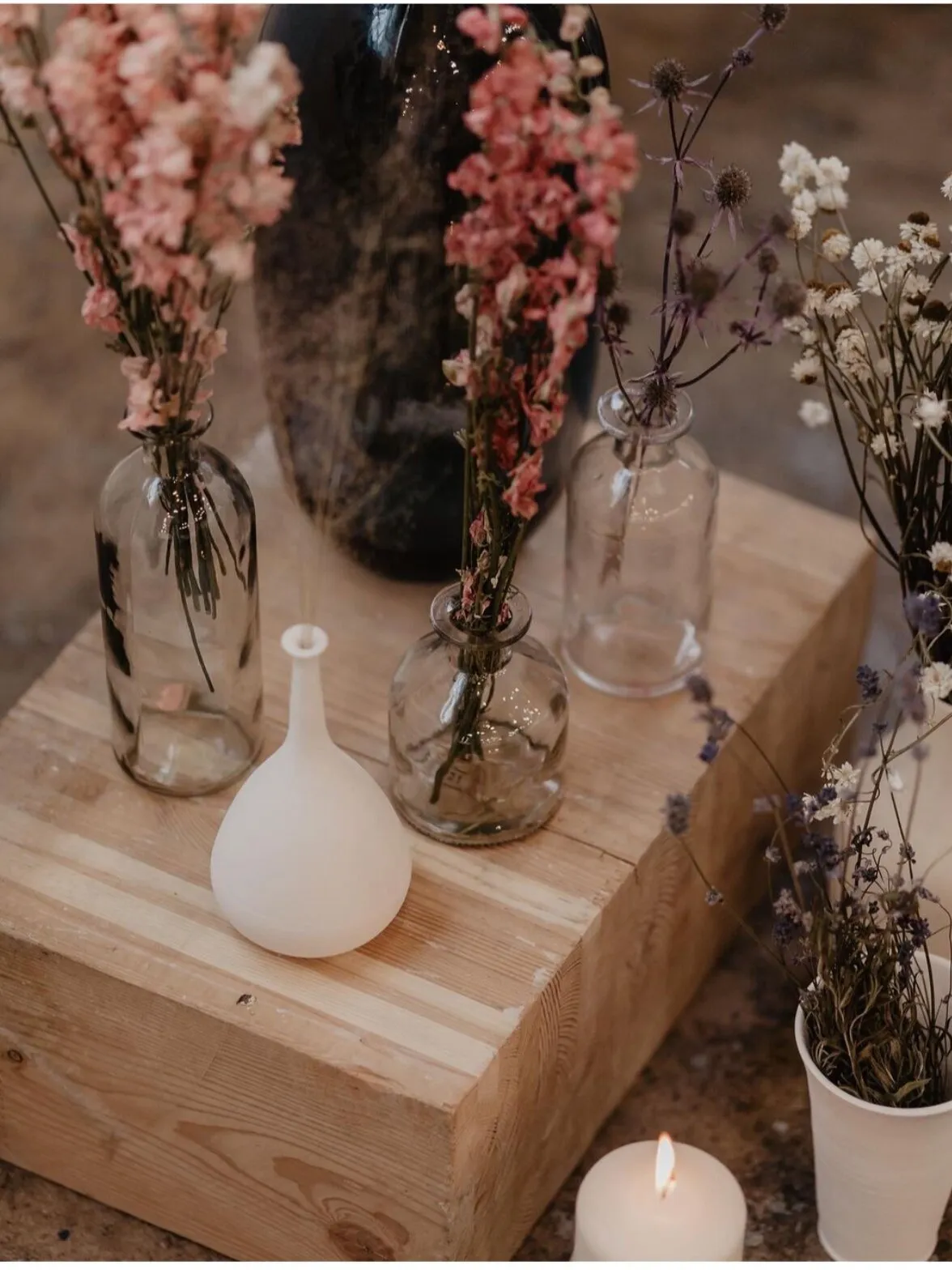 Standard Clear Assorted Bud Vases