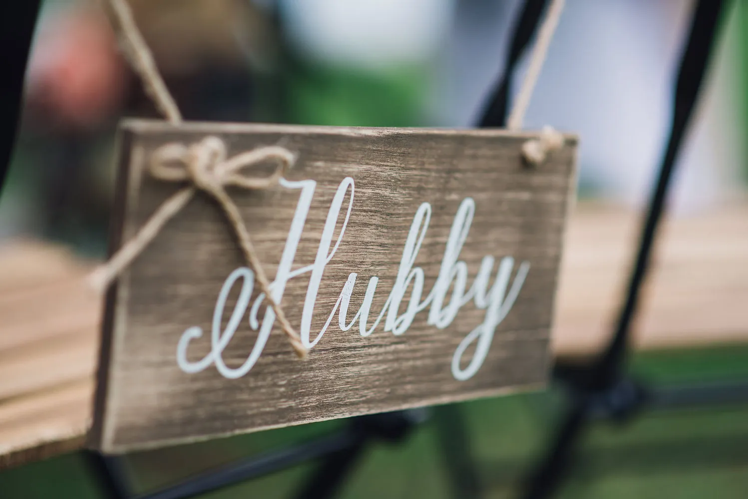 Hubby Sign