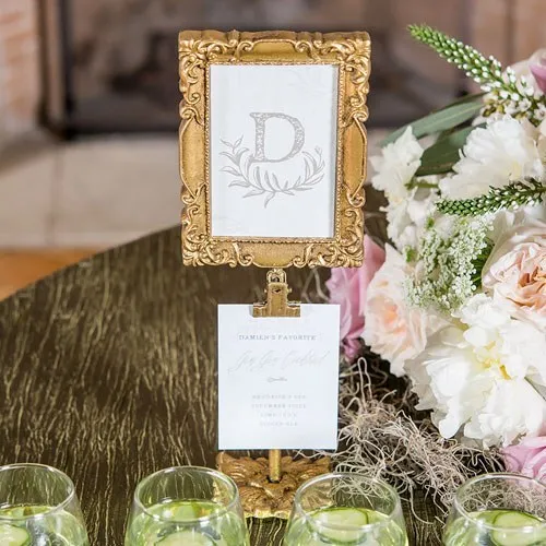 Square Gold Ornate Frame