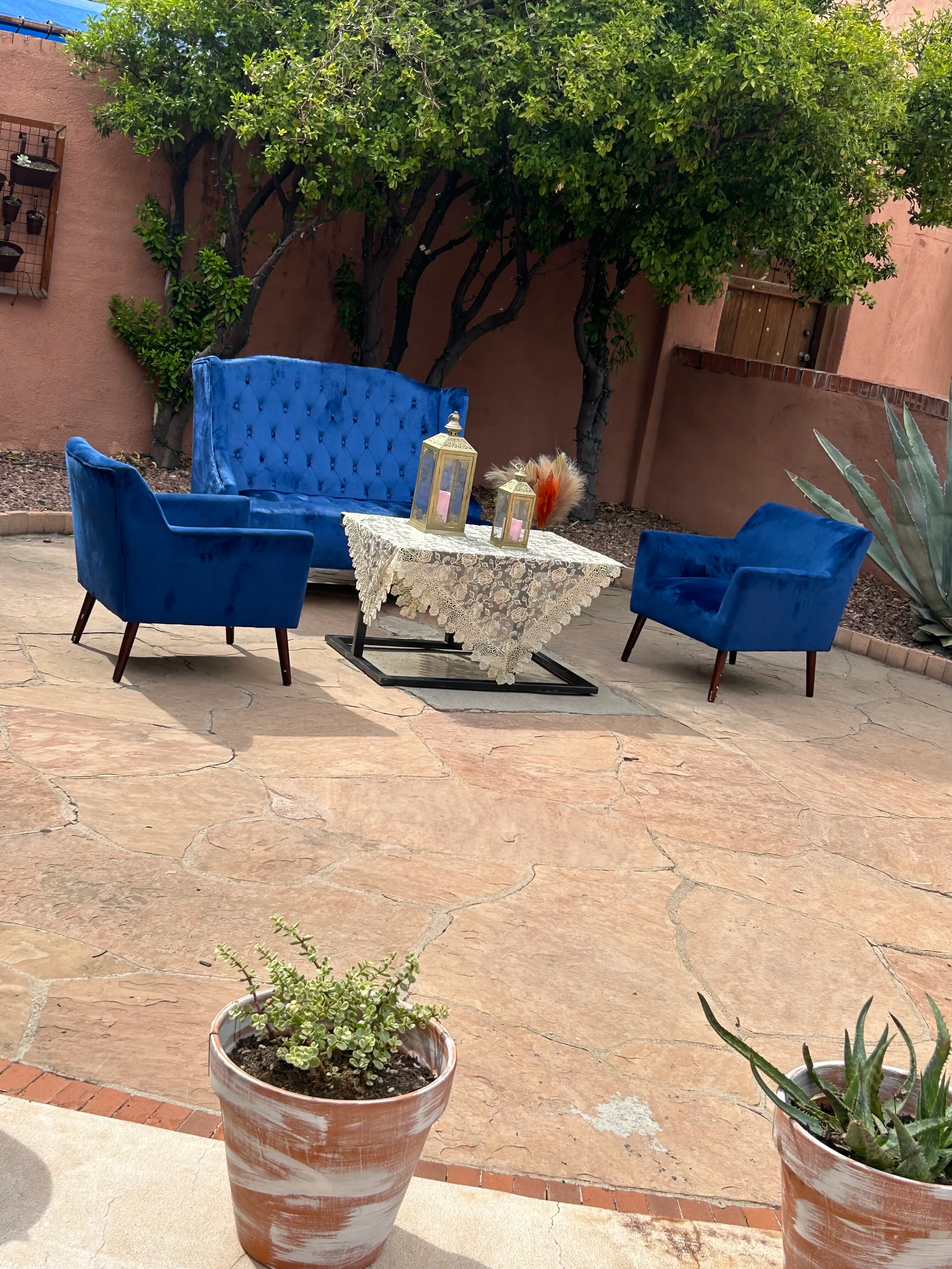 Blue Lounge Set