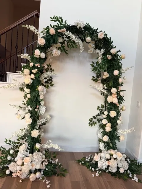 White Flower Arch