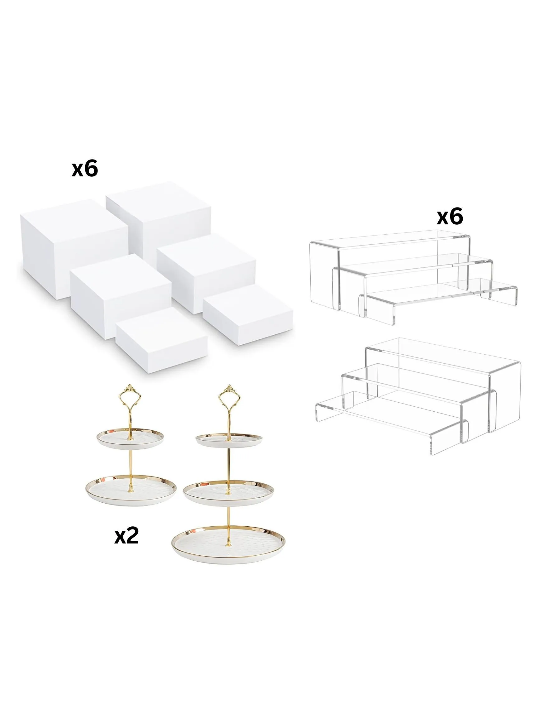 Dessert Risers & Display Set (14 pc.)