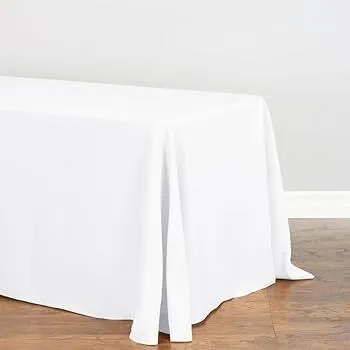 Rectangle 90x36 (6ft) White Linen