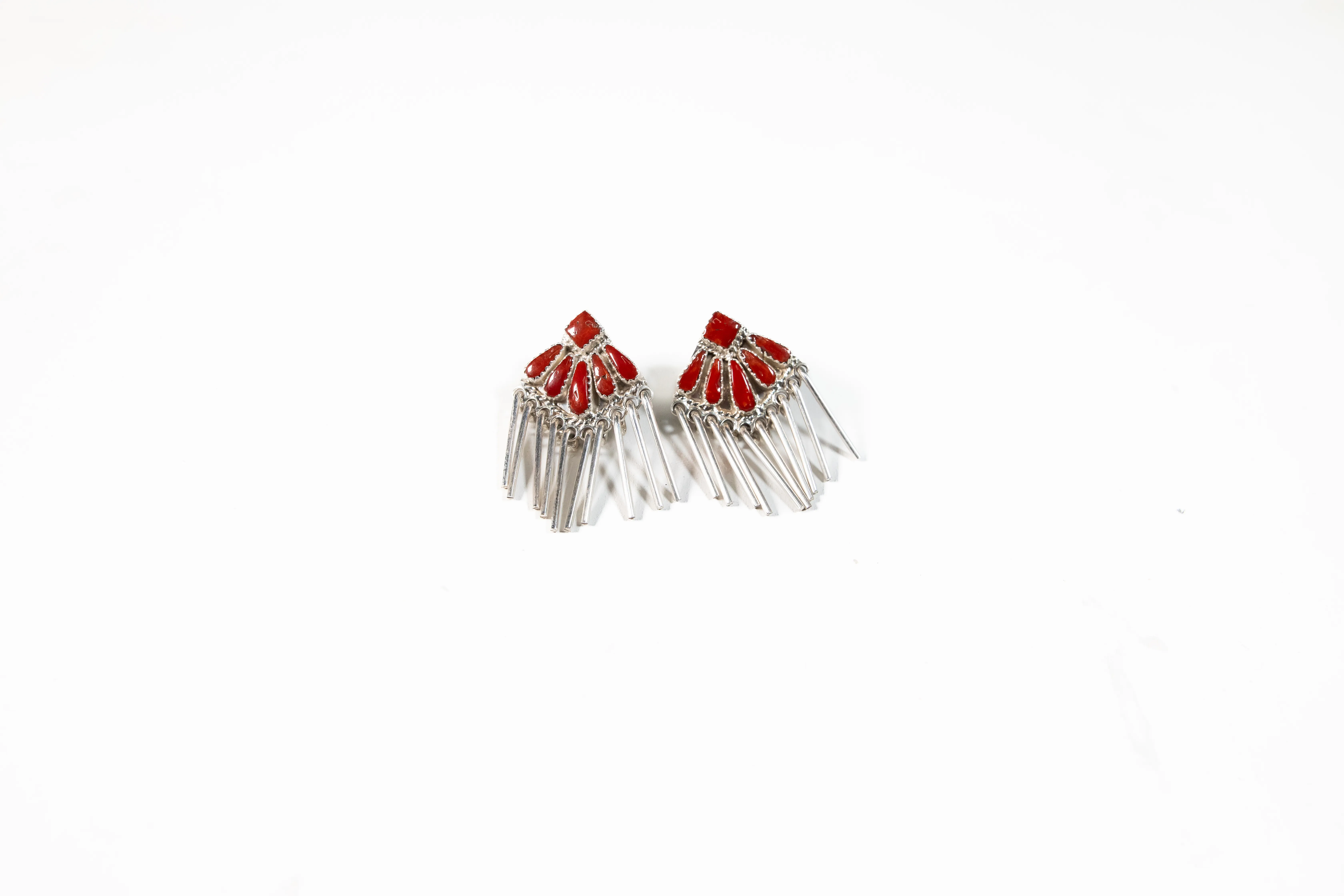 Coral Dangle Earrings