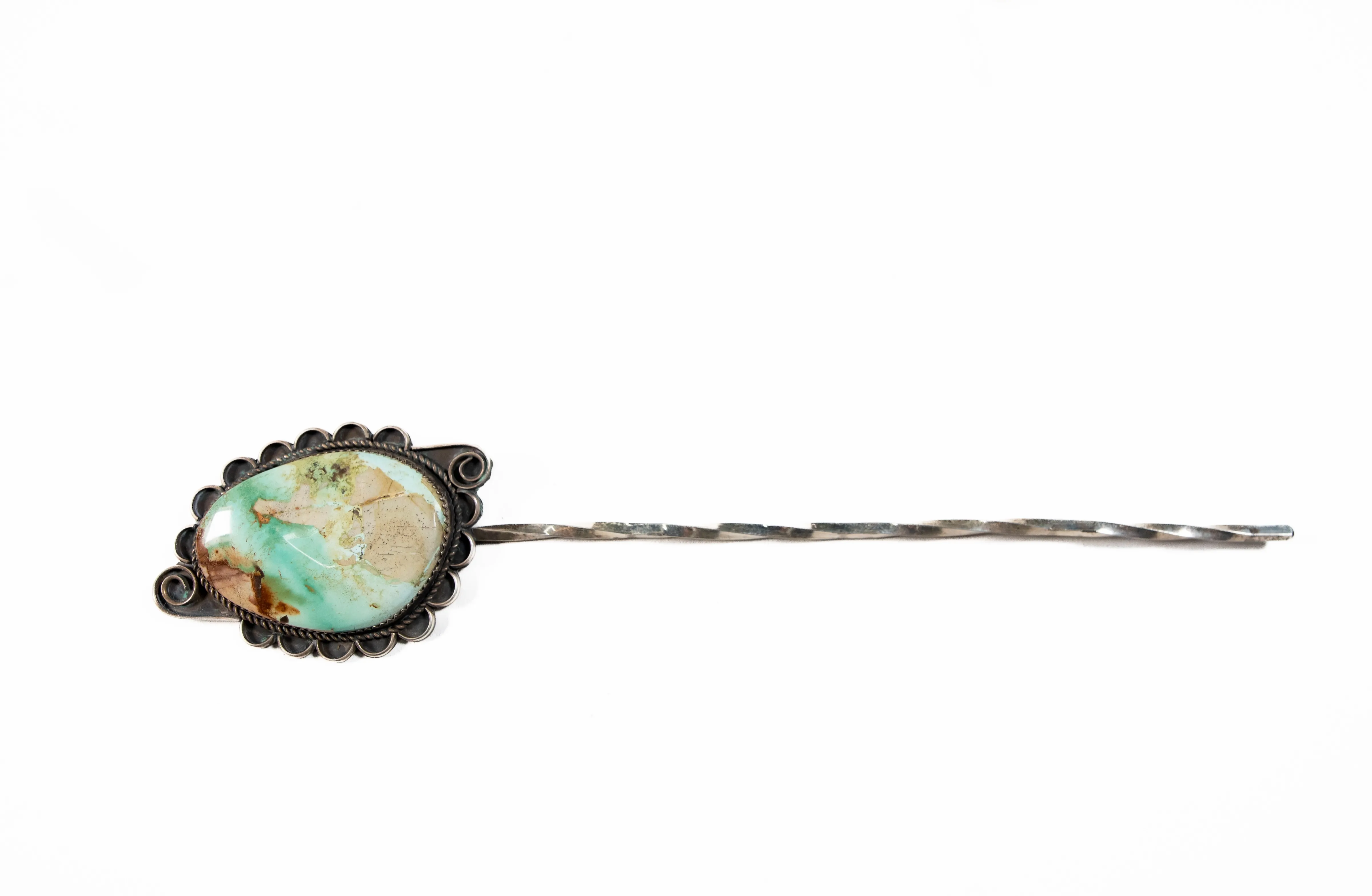 Turquoise Hair Pin / Hat Pick