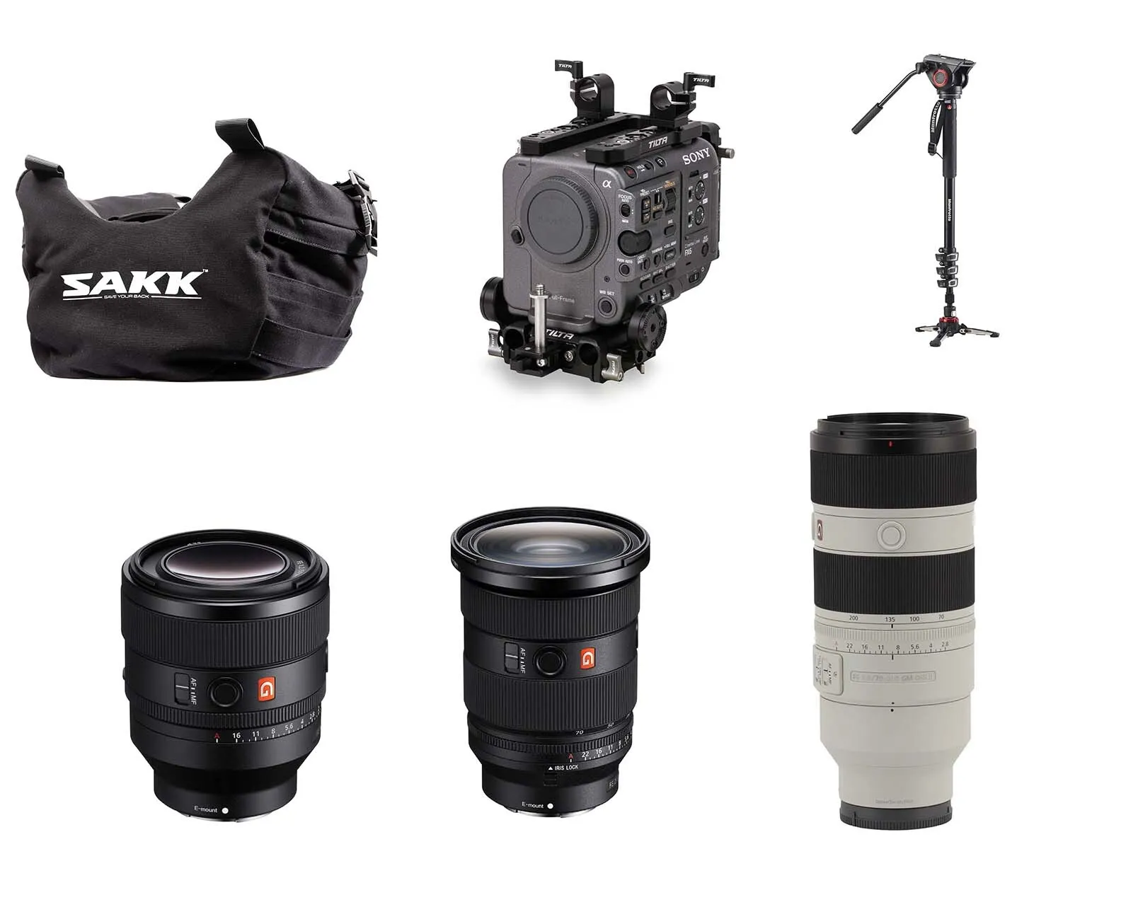 Sony FX6 + G-Master + Camera Saddle + Monopod Bundle