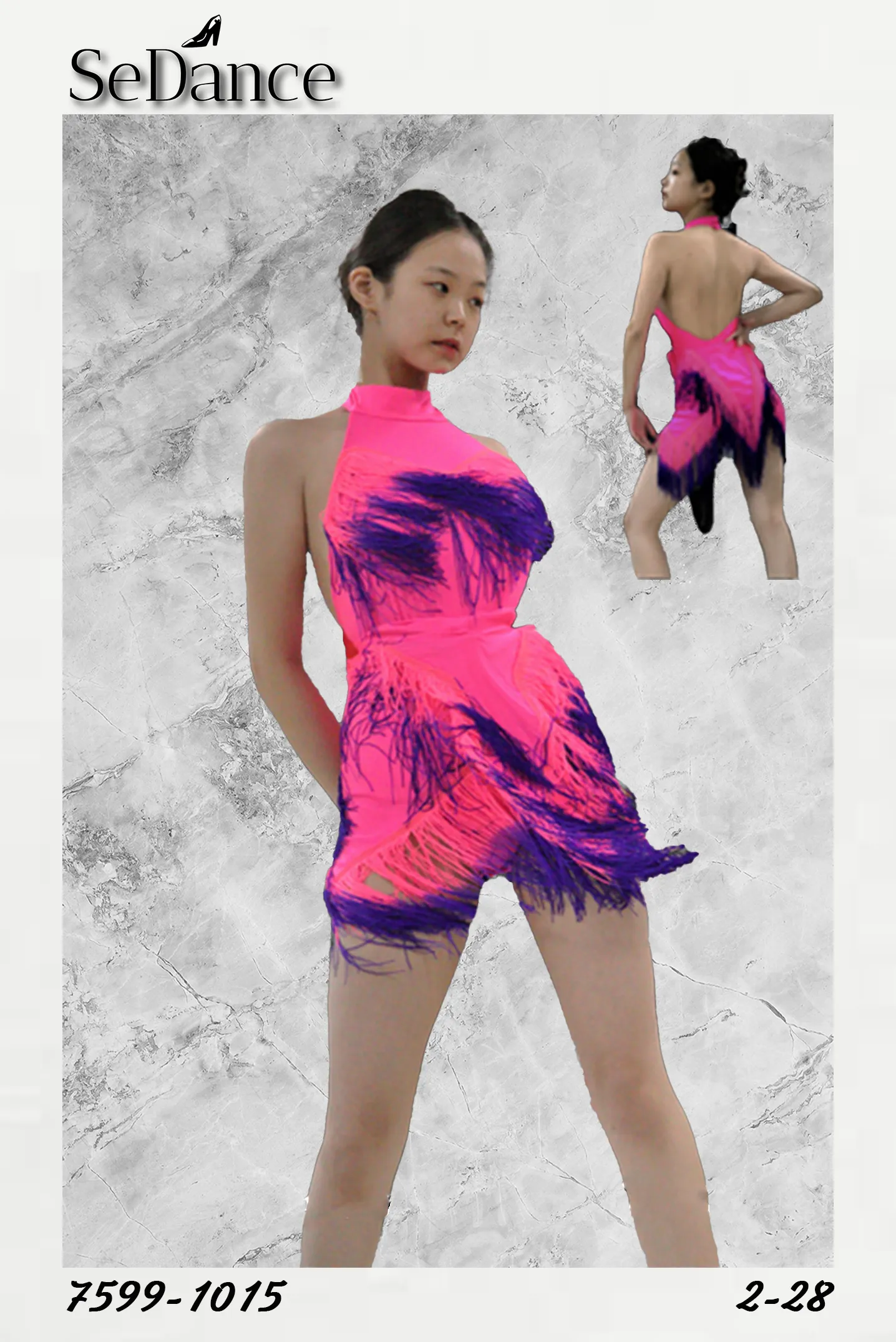 2-28 pink and navy