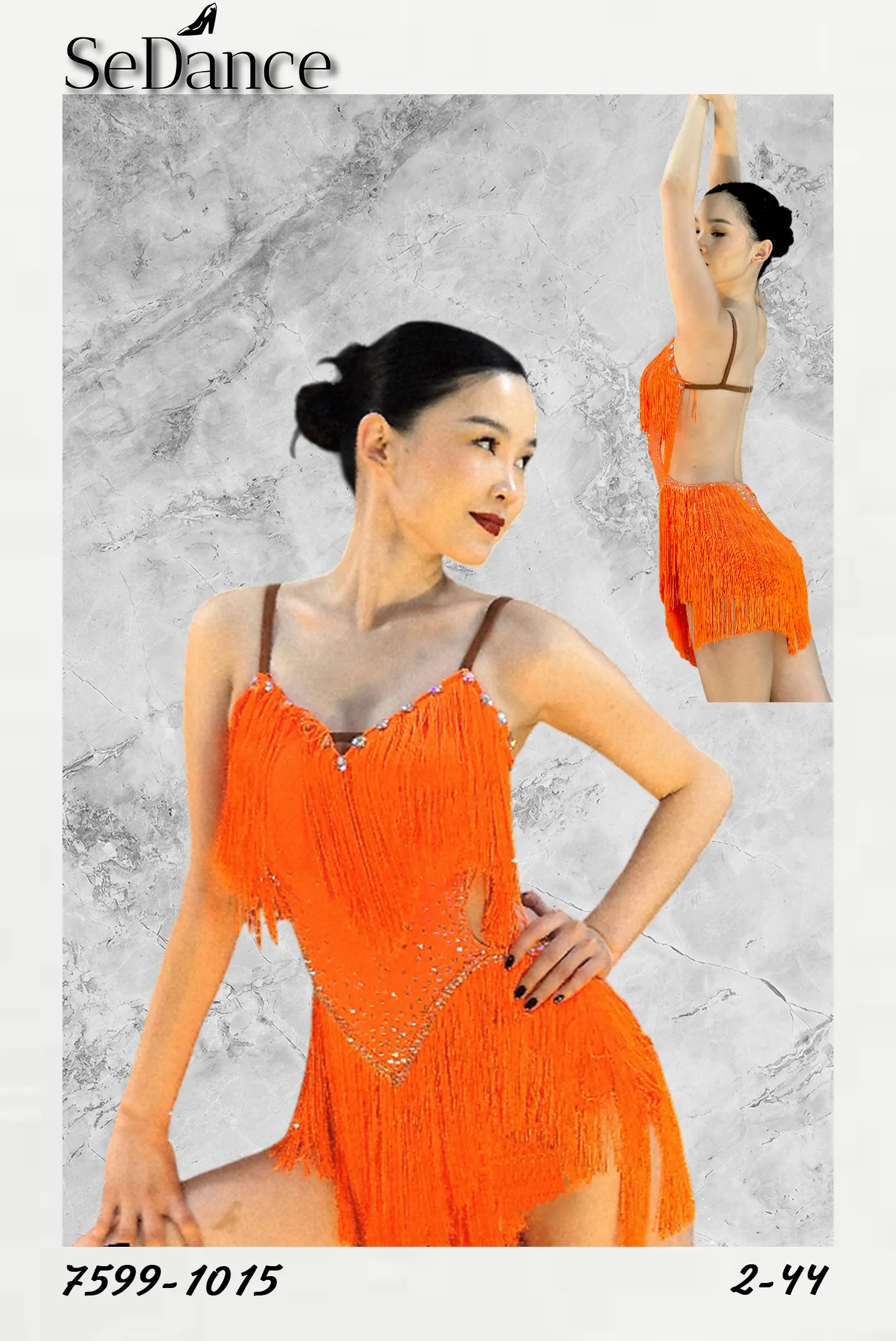 2-43 Orange daisy
