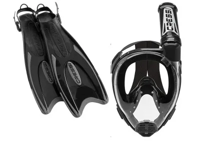 Snorkel Gear - (Full Face Duke Mask/Palau Fins)