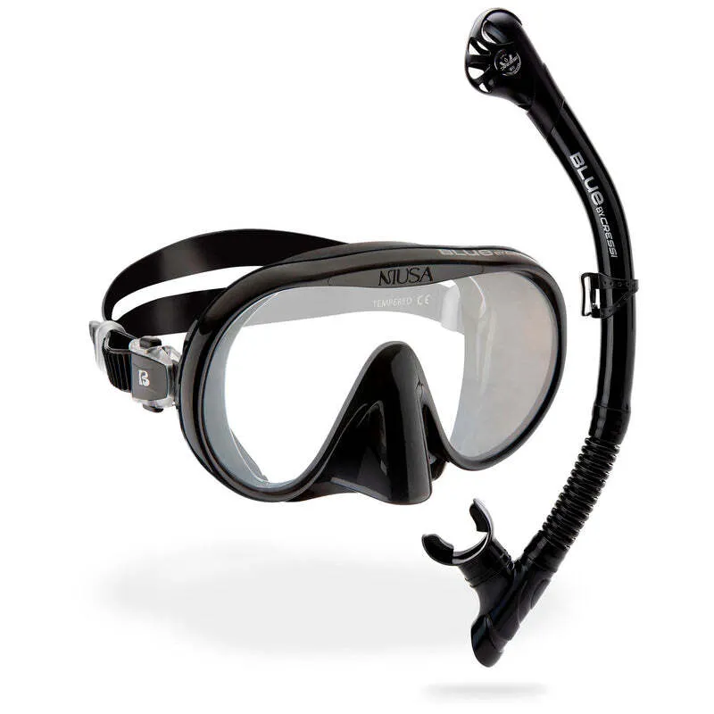 Snorkel Gear - (Musa Mask/Scilla Dry Snorkel/Tonga Fins)