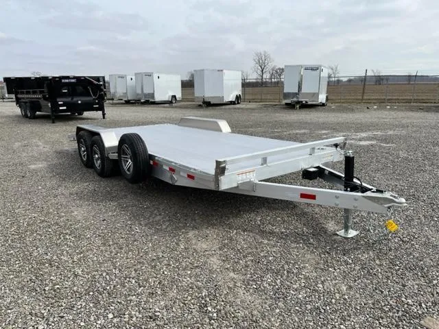 Flatbed aluminum car hauler