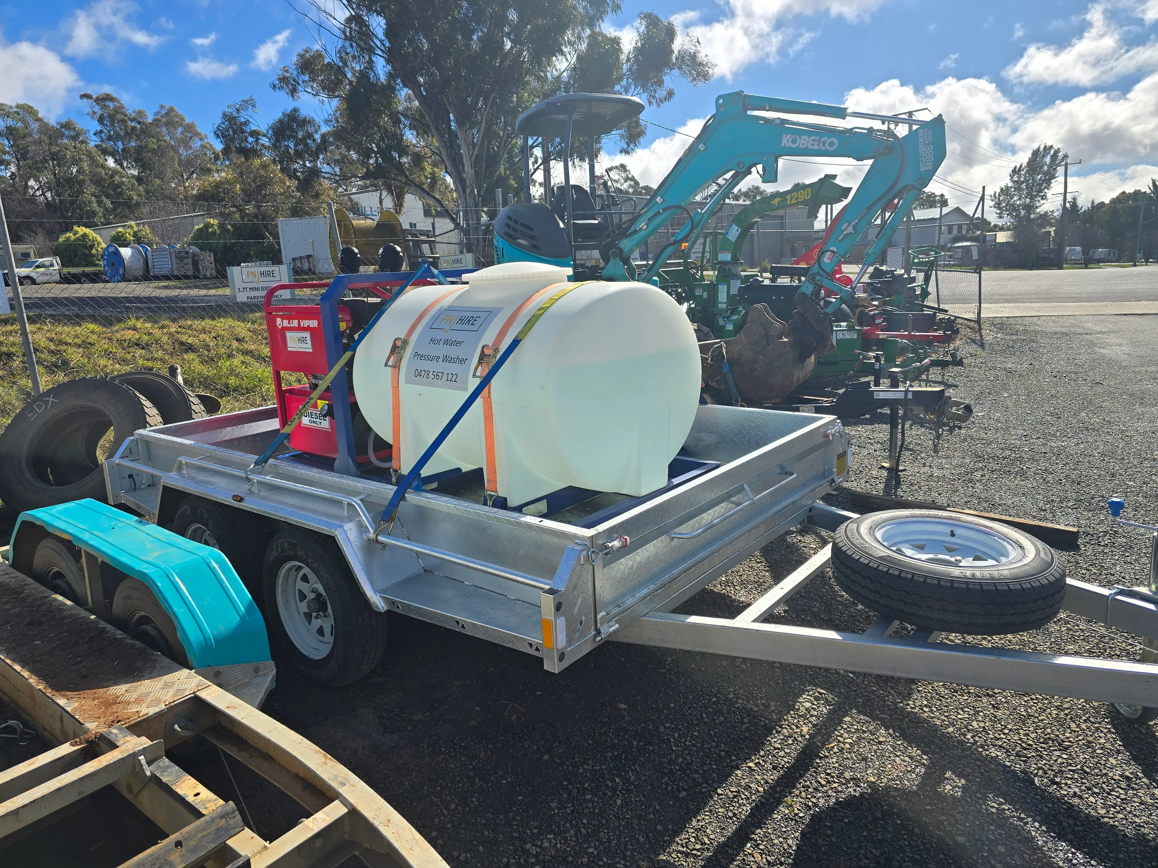 Mobile Hot Water Pressure Cleaner 