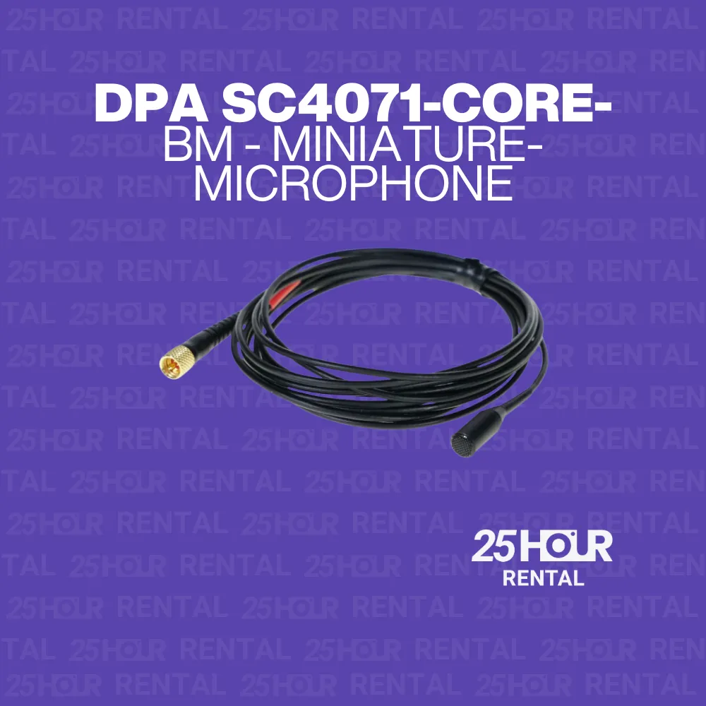 DPA SC4071-CORE-BM - Miniature-mikrofon - sort