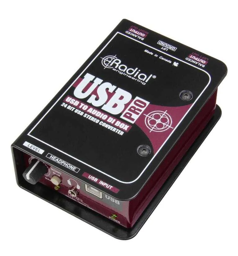 RADIAL USB PRO - USB TO AUDIO DI BOX