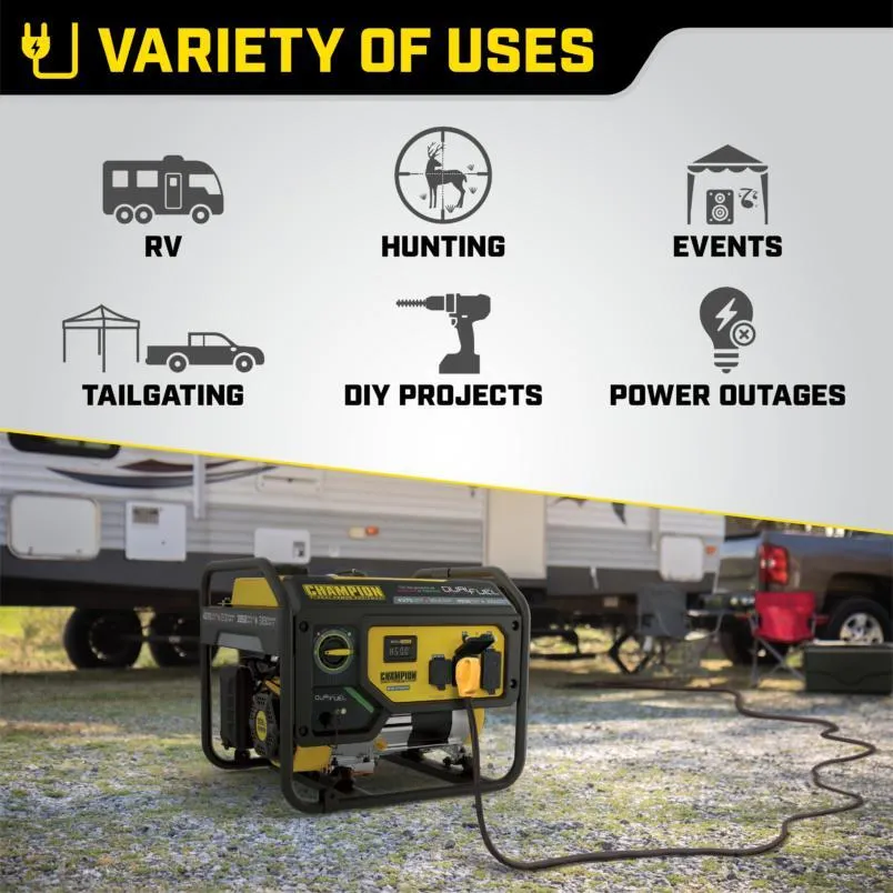 Champion 3500W Dual Fuel Generator
