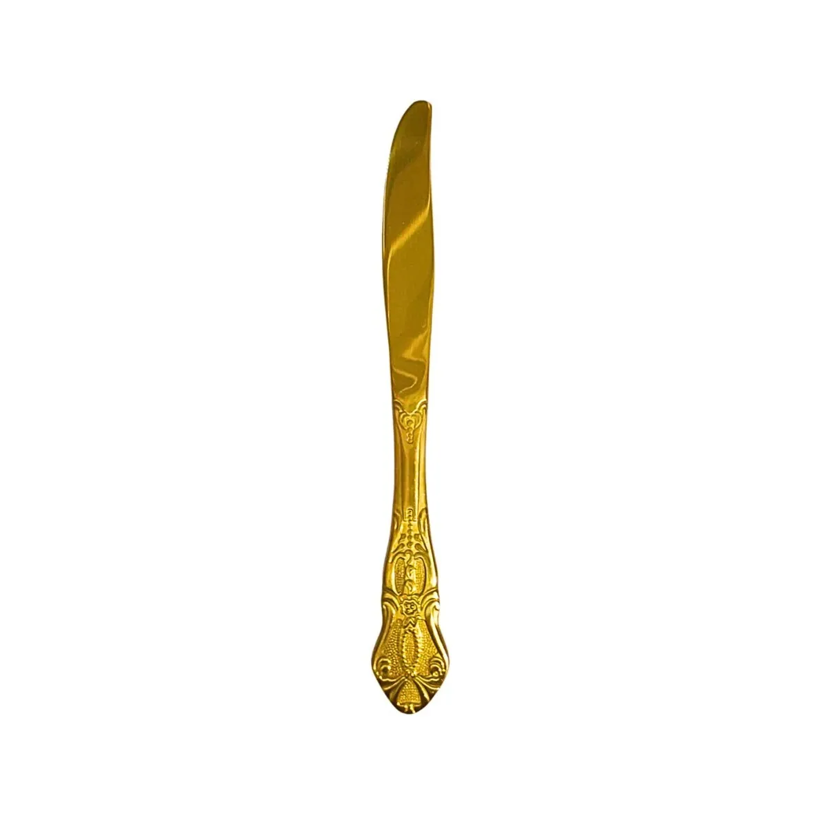 Vintage style gold cutlery - Main Knife