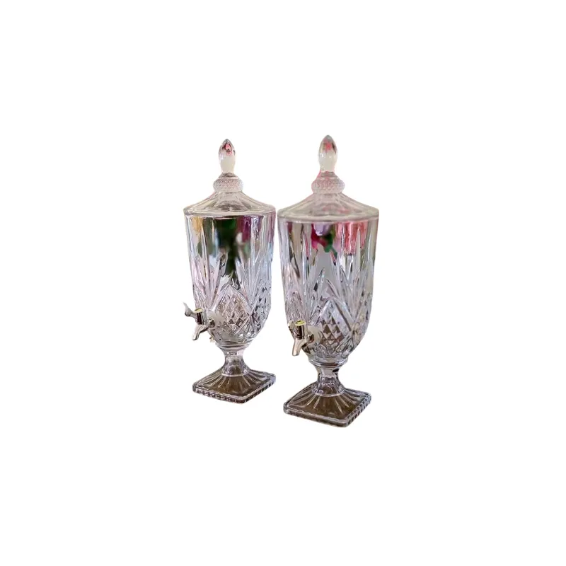 Elegant Drink Dispensers - Cut Glass