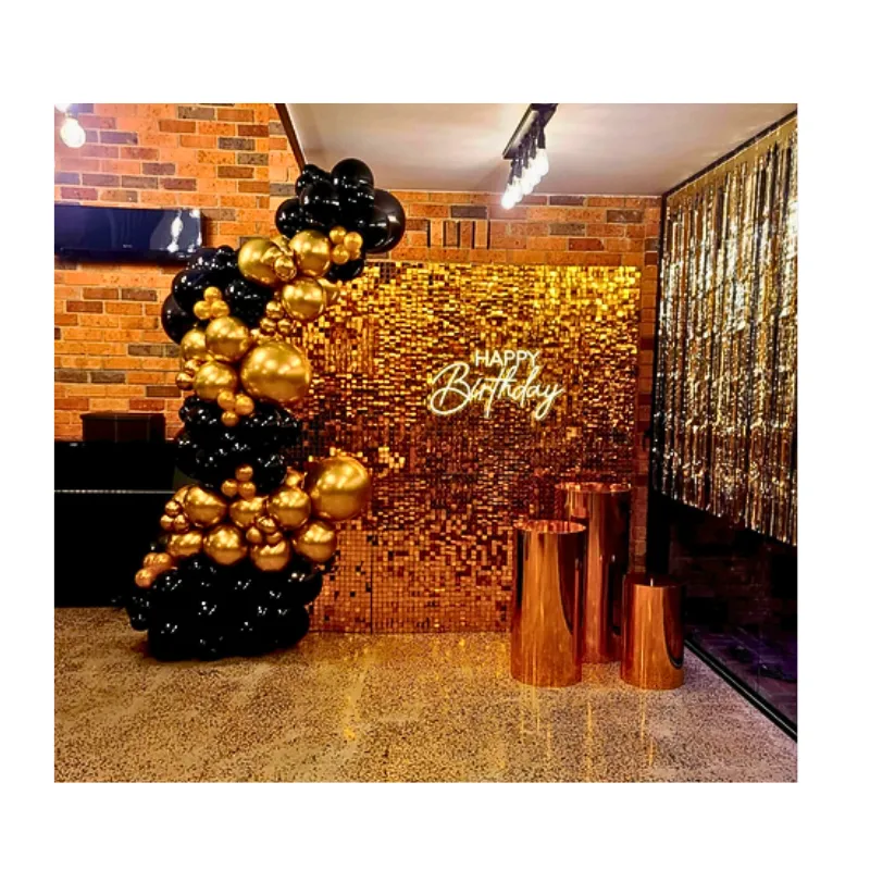 Gold Party Backdrop Package - Full service Melb Metro