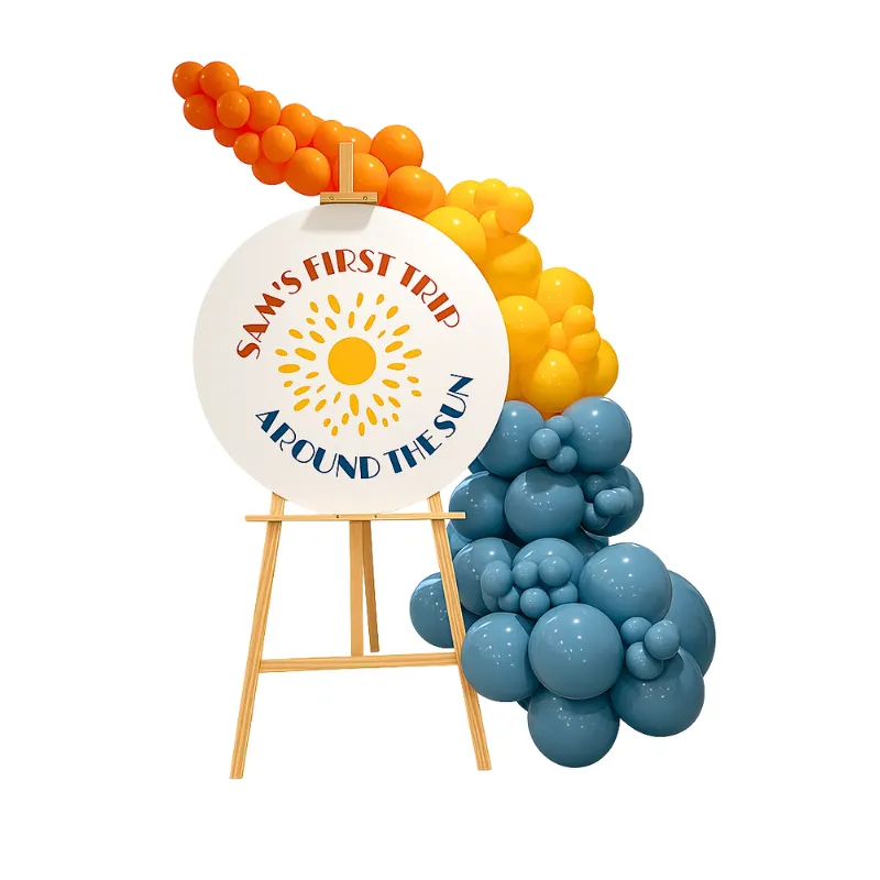 Welcome Sign Package - 80cm Round