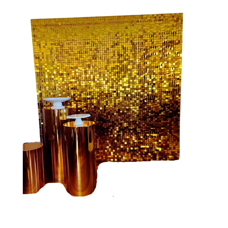 Shimmer Wall/Plinths Package - Gold - 4 Higher & Delivery Included