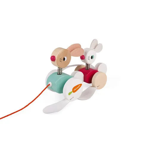 Pull along rabbits