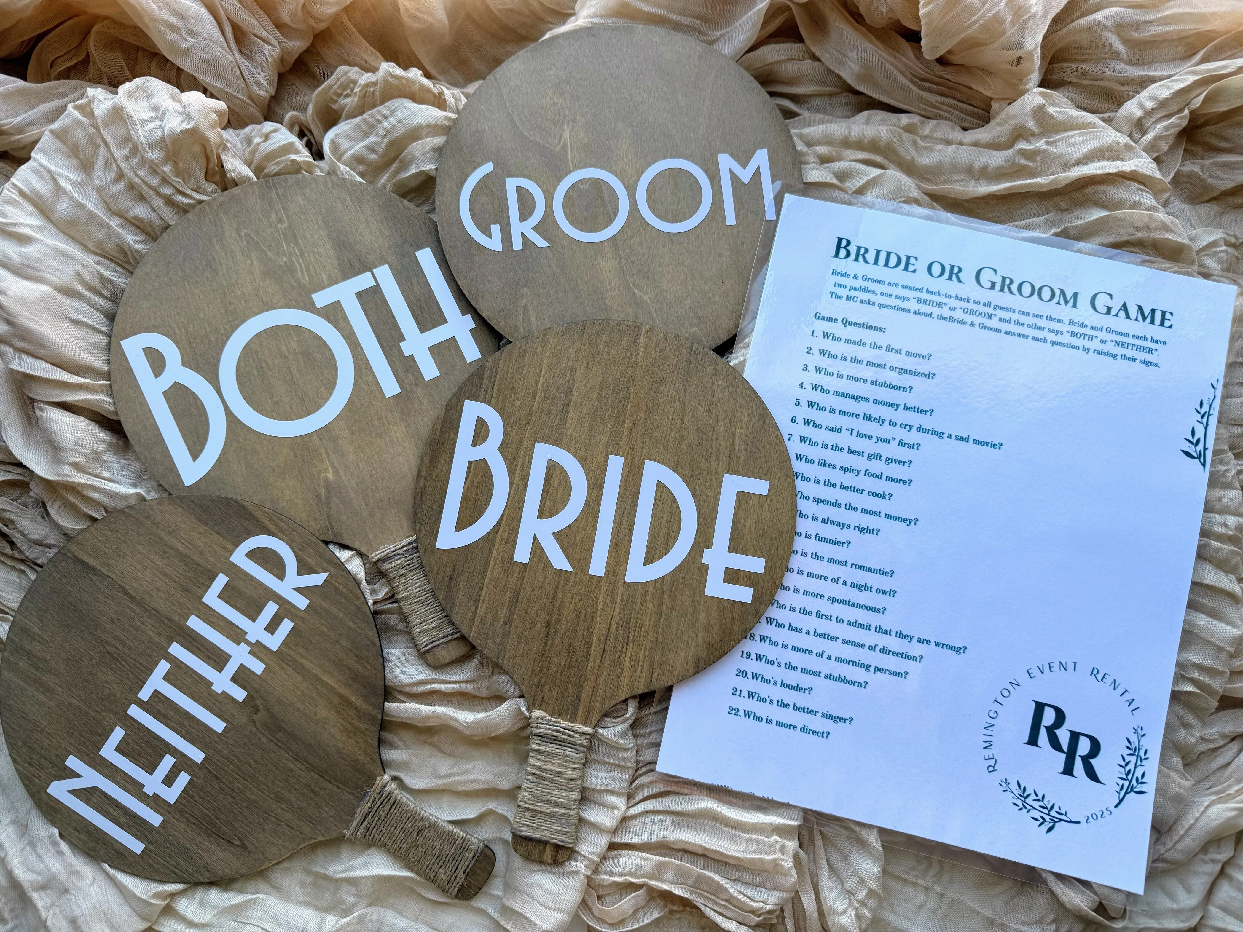 Bride OR Groom Game