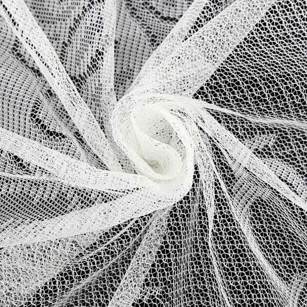 120" IVORY LACE Round Linen