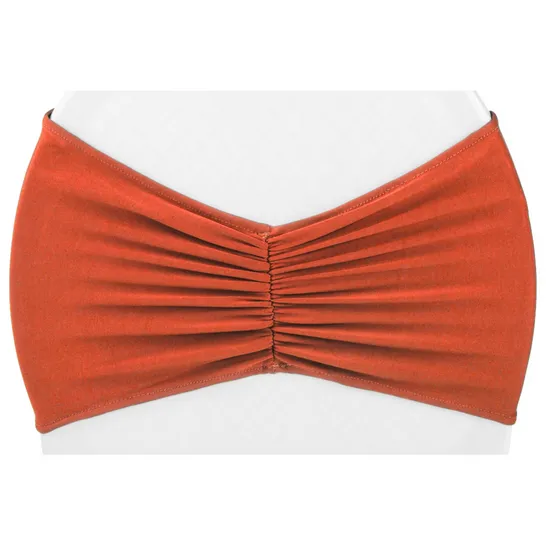 Ruffled Spandex Chair Band - Rust