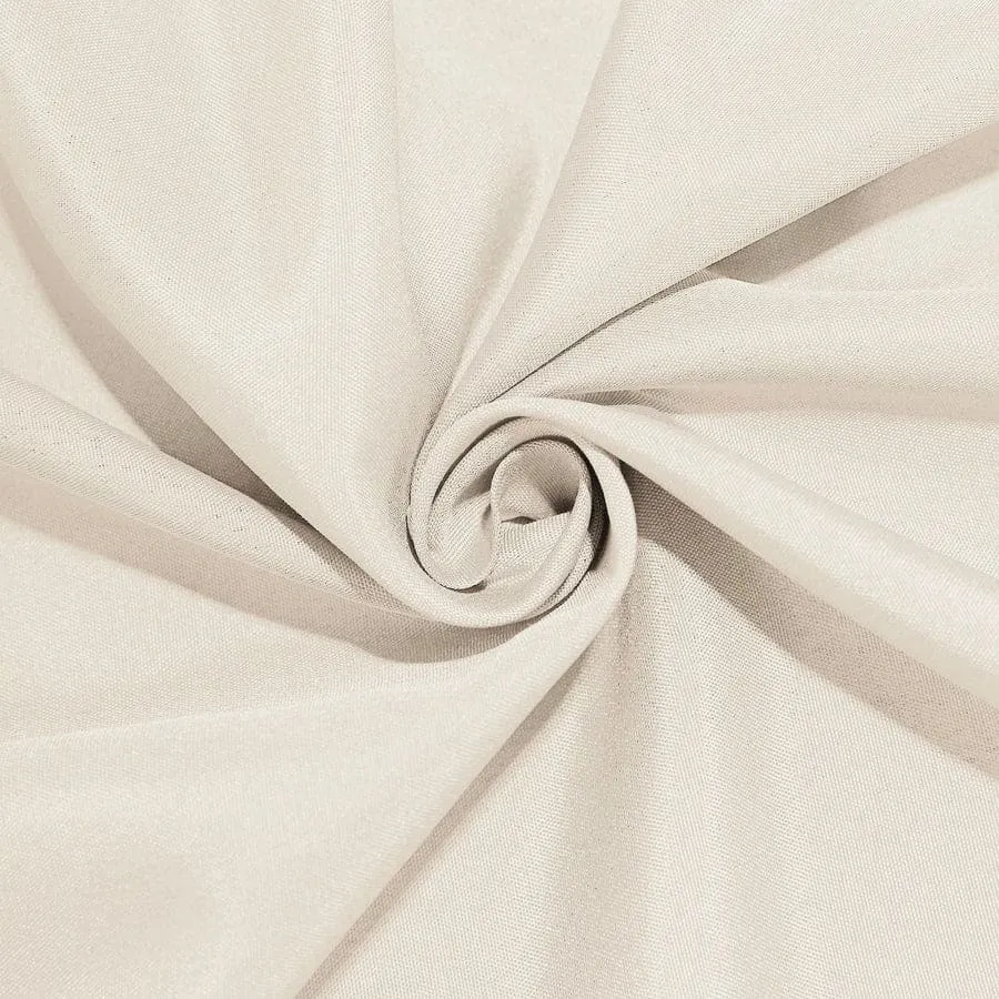 120" BEIGE Round Spandex