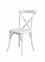White Crossback Chair - ADult