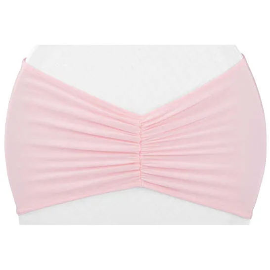 Ruffled Spandex Chair Band - Pink