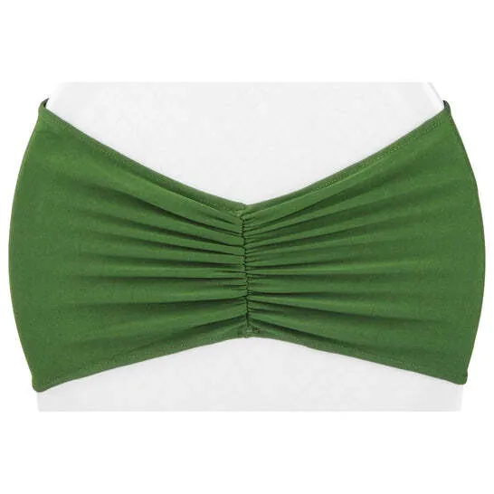 Ruffled Spandex Chair Band - Willow Green