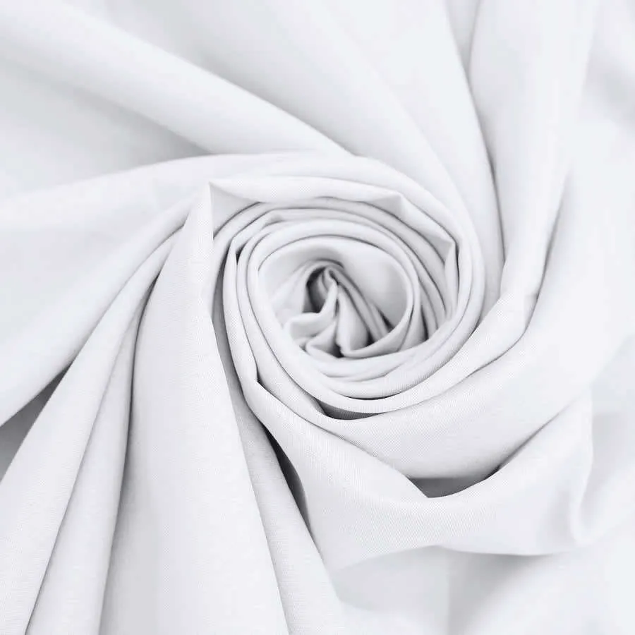4' WHITE Rectangular linen