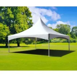 White 20' X 20' High Peak Marquee Tent