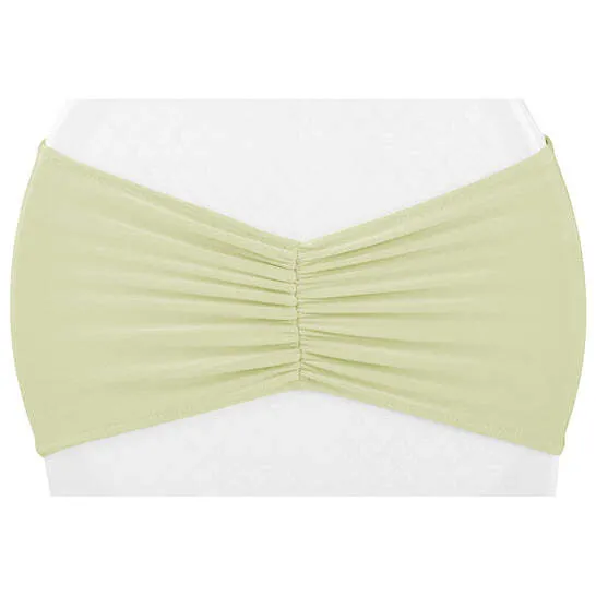 Ruffled Spandex Chair Band - Sage Green