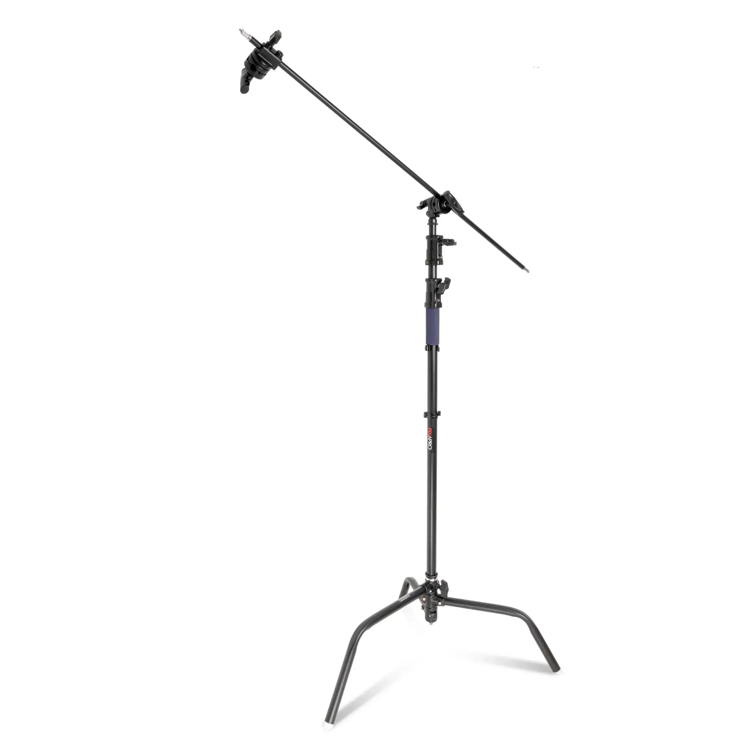 Black C Stand with Boom Pole & 2 Knuckles