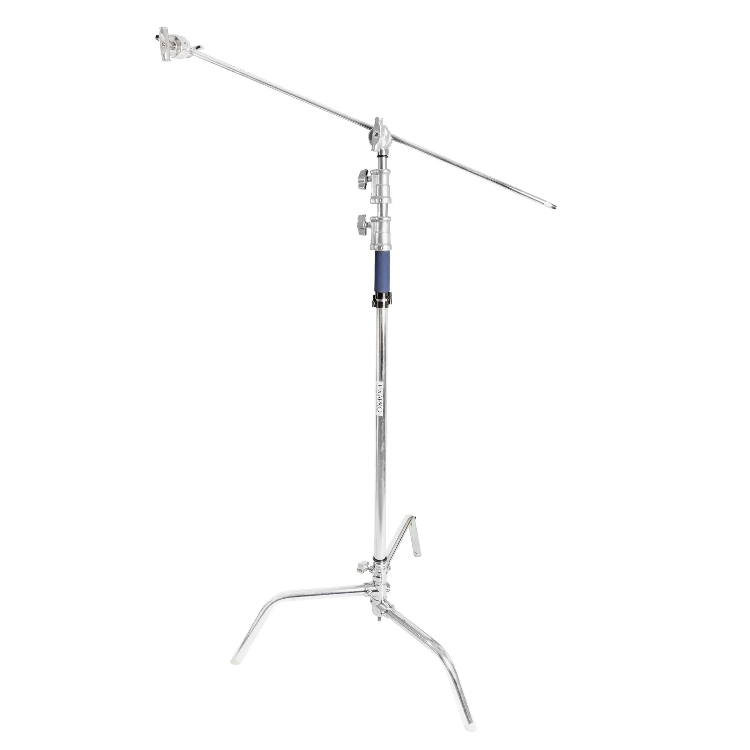 Silver C Stand with Boom Pole & 2 Knuckles