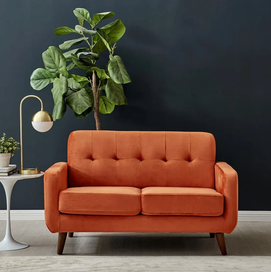 Burnt Orange Sofa