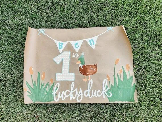 Custom Brown Paper Banners