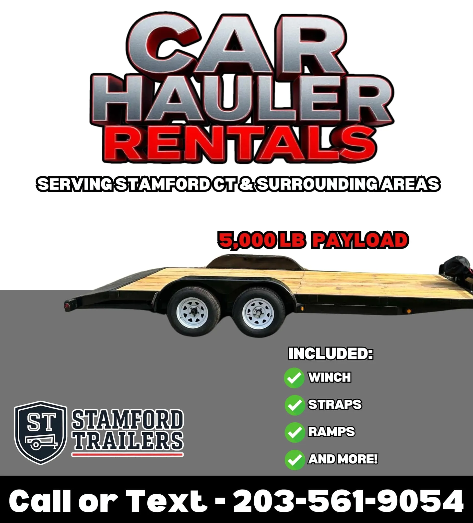 18' Car & Equipment Trailer