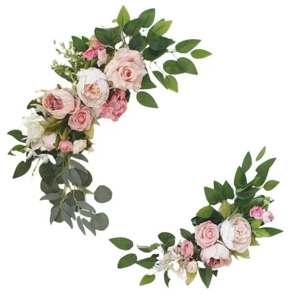 Backdrop Flower arrangement large - Pink